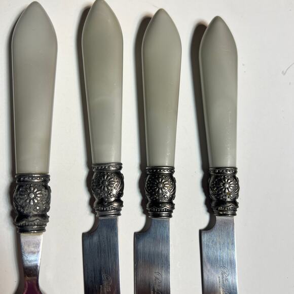 Pioneer Woman Cowgirl Lace pearl gray 3 pc set Flatware 3 forks 3 knives ONLY DC - Picture 12 of 16